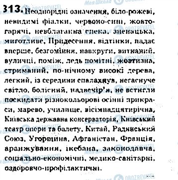 ГДЗ Укр мова 8 класс страница 313