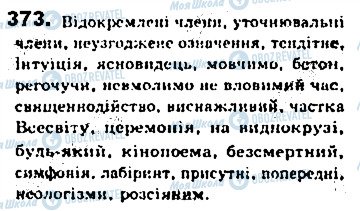ГДЗ Українська мова 8 клас сторінка 373
