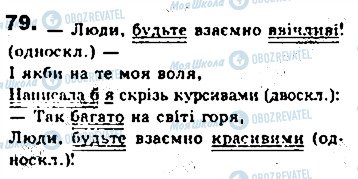 ГДЗ Українська мова 8 клас сторінка 79