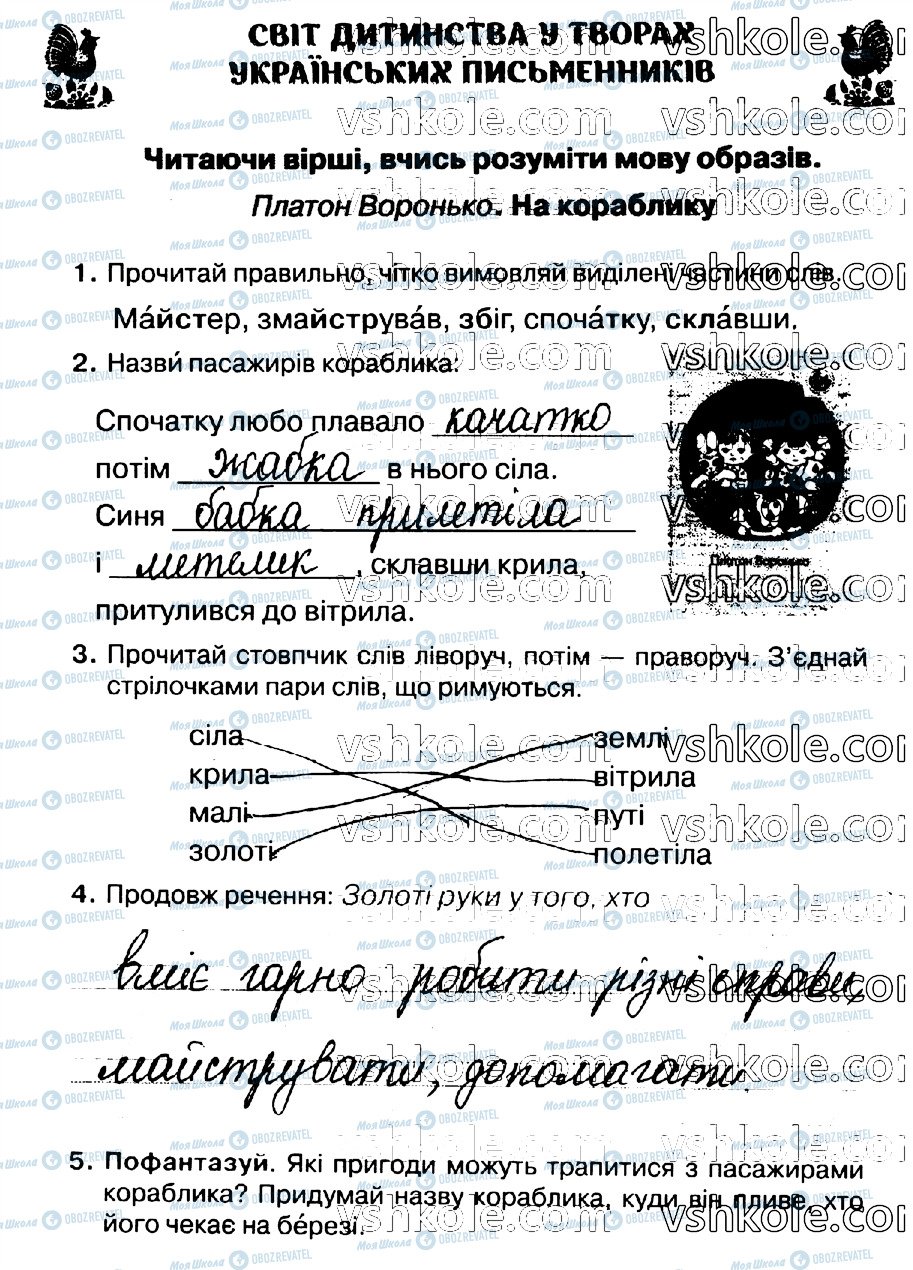 ГДЗ Українська мова 2 клас сторінка стр40