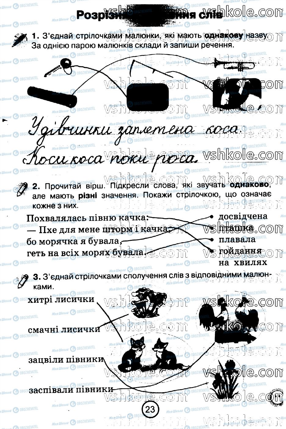 ГДЗ Українська мова 2 клас сторінка стр23