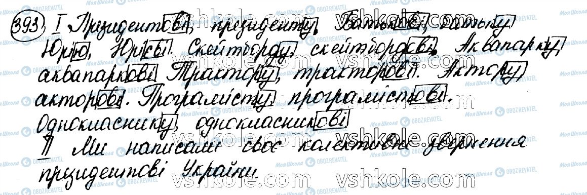 ГДЗ Українська мова 10 клас сторінка 393