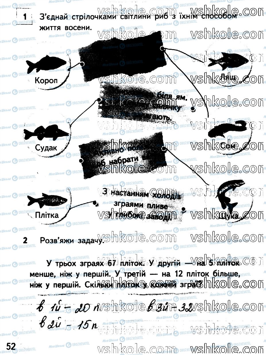 ГДЗ Я досліджую світ 2 клас сторінка стр52