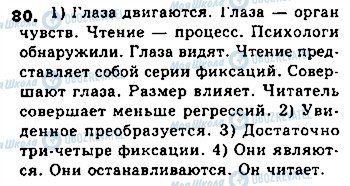 ГДЗ Російська мова 8 клас сторінка 80