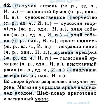 ГДЗ Русский язык 8 класс страница 42