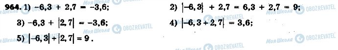 ГДЗ Математика 6 класс страница 964
