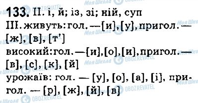 ГДЗ Українська мова 5 клас сторінка 133