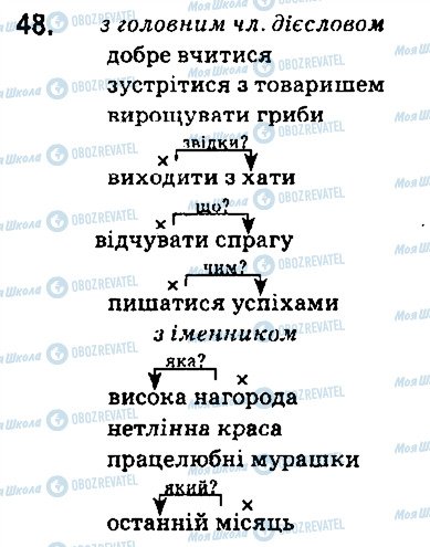 ГДЗ Укр мова 5 класс страница 48