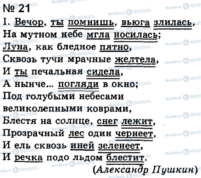 ГДЗ Русский язык 9 класс страница 21