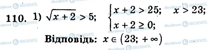 ГДЗ Алгебра 10 класс страница 110