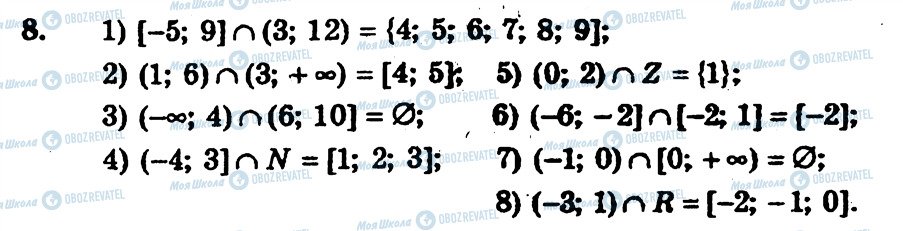 ГДЗ Алгебра 10 класс страница 8
