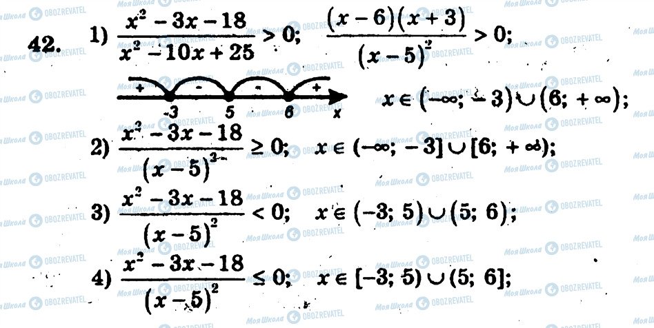 ГДЗ Алгебра 10 класс страница 42