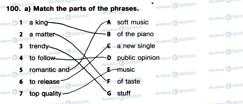 ГДЗ Английский язык 8 класс страница 100