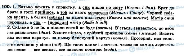 ГДЗ Українська мова 9 клас сторінка 100