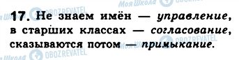 ГДЗ Російська мова 8 клас сторінка 17