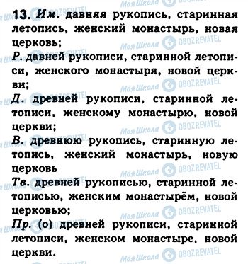 ГДЗ Російська мова 8 клас сторінка 13