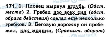 ГДЗ Російська мова 8 клас сторінка 171