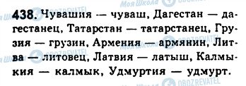 ГДЗ Русский язык 8 класс страница 438
