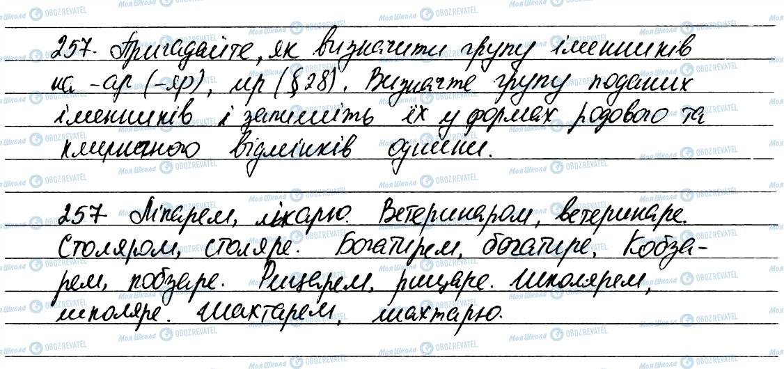 ГДЗ Українська мова 6 клас сторінка 257