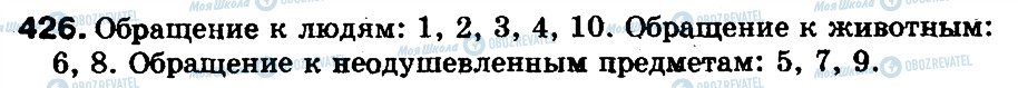 ГДЗ Русский язык 5 класс страница 426