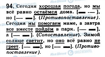 ГДЗ Російська мова 9 клас сторінка 94