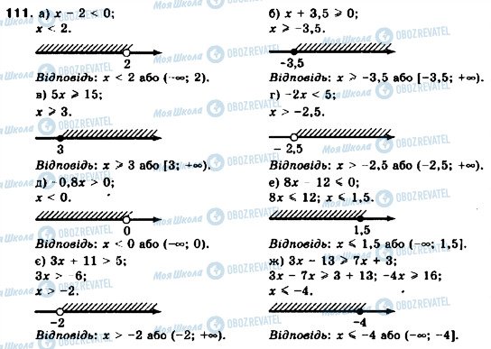 ГДЗ Алгебра 9 класс страница 111