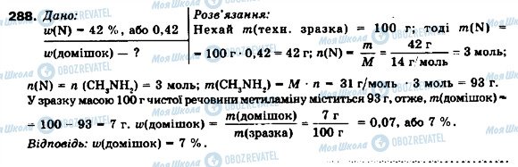 ГДЗ Хімія 9 клас сторінка 288