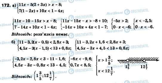 ГДЗ Алгебра 9 класс страница 172