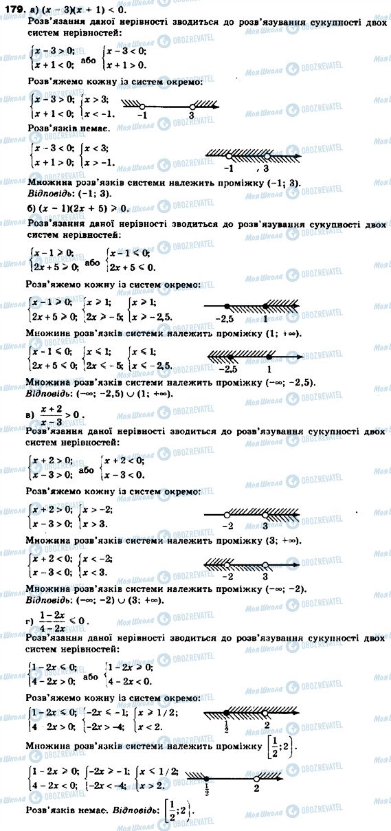 ГДЗ Алгебра 9 класс страница 179