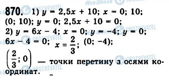 ГДЗ Алгебра 7 клас сторінка 870