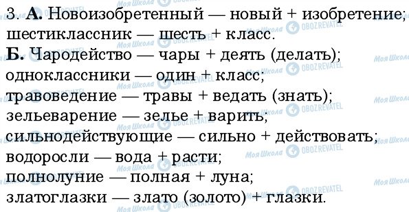 ГДЗ Російська мова 6 клас сторінка 3