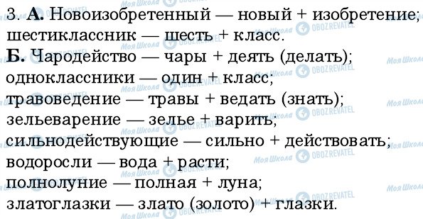 ГДЗ Русский язык 6 класс страница 3
