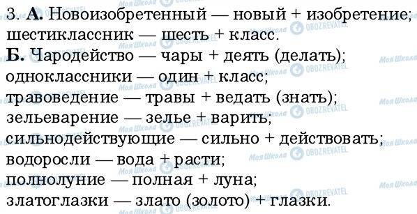 ГДЗ Російська мова 6 клас сторінка 3