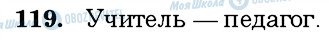 ГДЗ Русский язык 6 класс страница 119