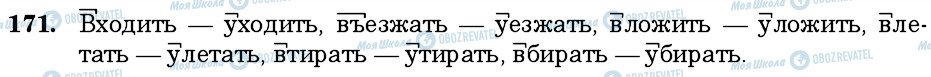 ГДЗ Російська мова 6 клас сторінка 171