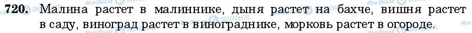 ГДЗ Російська мова 6 клас сторінка 720