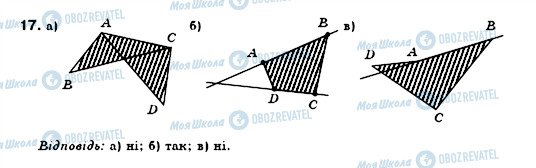 ГДЗ Геометрія 8 клас сторінка 17