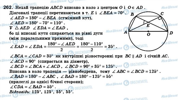 ГДЗ Геометрия 8 класс страница 262