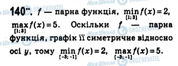 ГДЗ Алгебра 10 клас сторінка 140