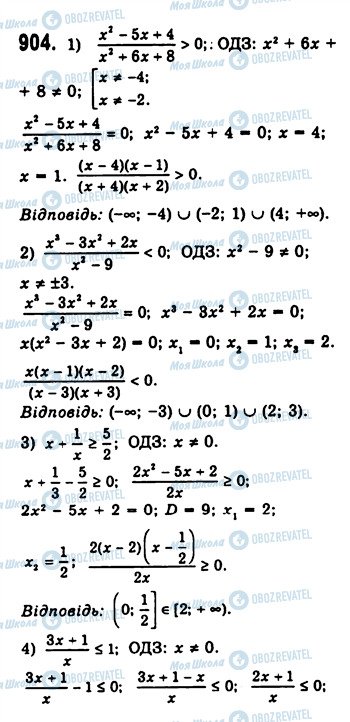 ГДЗ Алгебра 10 класс страница 904