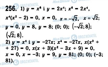 ГДЗ Алгебра 10 клас сторінка 256