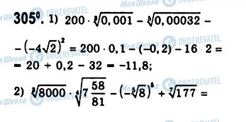 ГДЗ Алгебра 10 класс страница 305