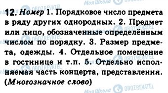 ГДЗ Російська мова 8 клас сторінка 12