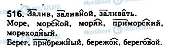 ГДЗ Російська мова 8 клас сторінка 516