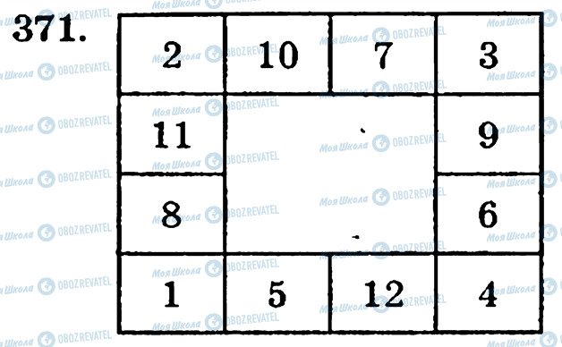 ГДЗ Математика 5 клас сторінка 371