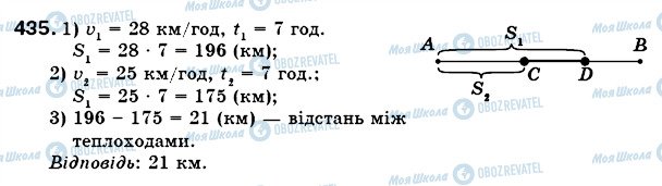 ГДЗ Математика 5 класс страница 435