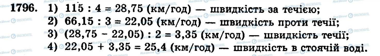 ГДЗ Математика 5 класс страница 1796