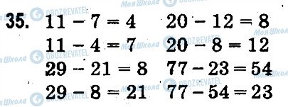 ГДЗ Математика 3 класс страница 35