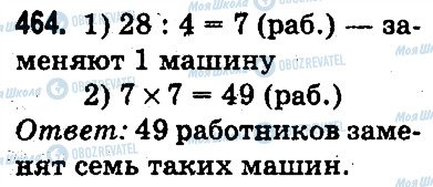 ГДЗ Математика 3 класс страница 464