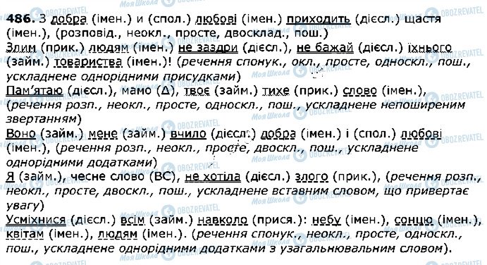 ГДЗ Українська література 2 клас сторінка 486